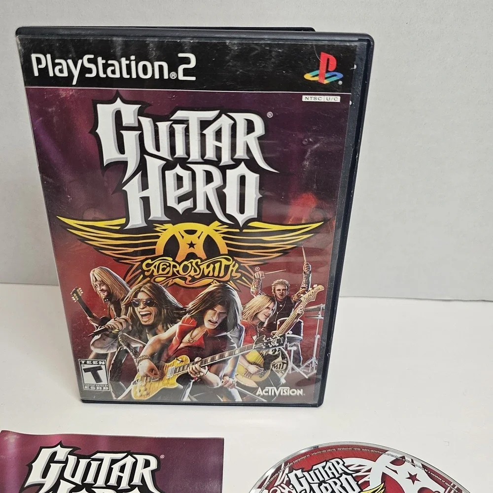 Guitar‎ Hero: Aerosmith (Sony PlayStation 2, 2008) CIB